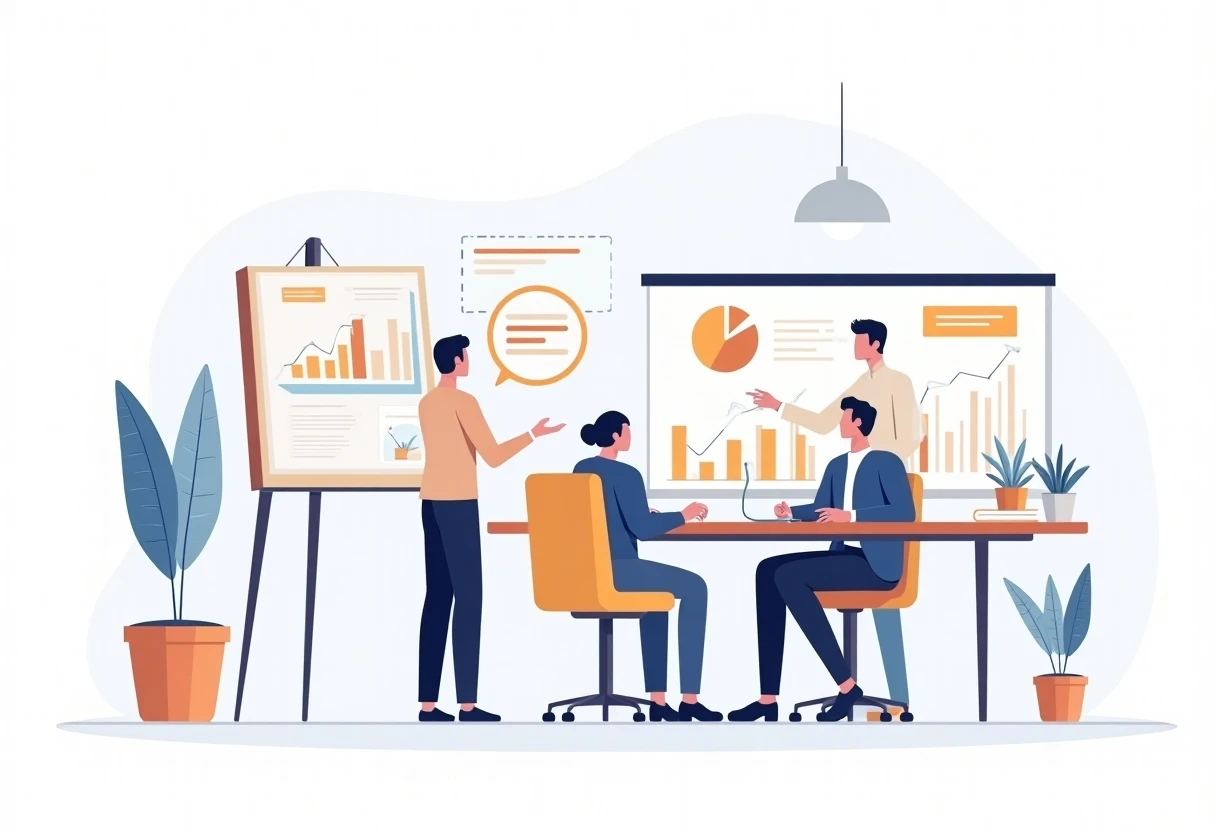 Collaboration d'équipe dans un environnement de travail moderne