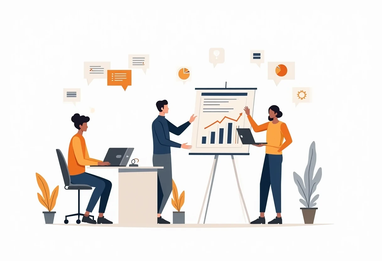 Customer service team collaboration